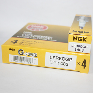 NGK铂金火花塞LFR6CGP适用标志307 408 508 206 4008 308世嘉菱悦