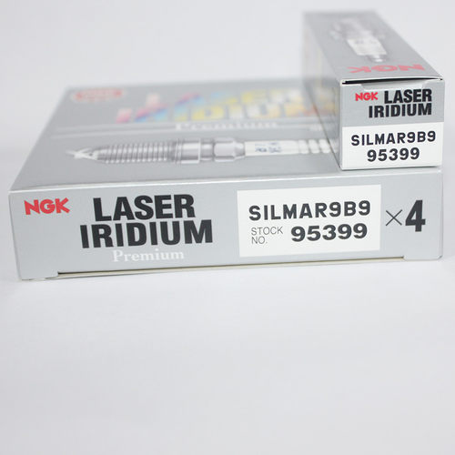 NGK铱铂金火花塞SILMAR9B9 95399适用Z400川崎H2忍者KLX230大阳