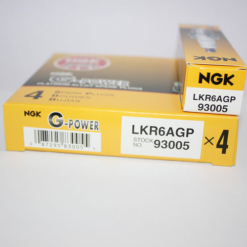 NGK铂金火花塞LKR6AGP 93005适用于IX25瑞纳悦动I30 K2 K3秀儿