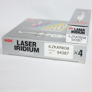 NGK铱铂金火花塞ILZKAR8G 94387适用于名爵MG GS锐腾荣威950 RX5