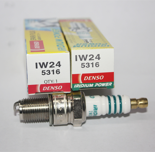 电装铱金火花塞IW24 B8ES BR8ES适用于EVO 4G63T 2.0T雅马哈XV750