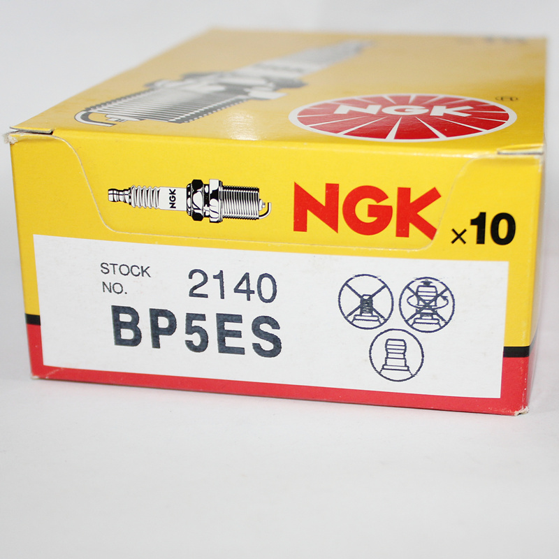 NGK大头通用型火花塞BP5ES适用快乐王子奥拓发电机气泵F5TC汽油机