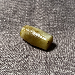 和田玉 新疆且末糖白 配饰勒子 顶珠 侧珠 颈饰