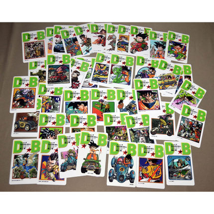 动漫自制周边 七龙珠漫画封面全套42张大合集 铁盒lomo照片小卡片