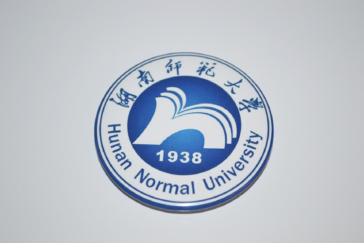 文化周边 湖南师范大学 校徽徽章胸章胸针冰箱贴贴纸 现货可定制