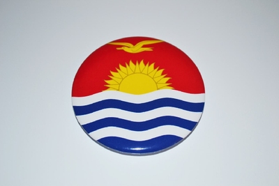 文化周边 基里巴斯 国旗徽章胸章胸针冰箱贴 可定制贴纸墙贴卡贴