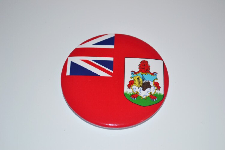 文化周边 百慕大群岛 国旗徽章胸章胸针冰箱贴 贴纸墙贴卡贴现货