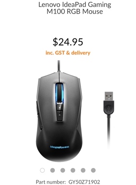 适用联想IdeaPad gaming 3i M100 GY50Z71902 滑鼠标拯救者鼠标