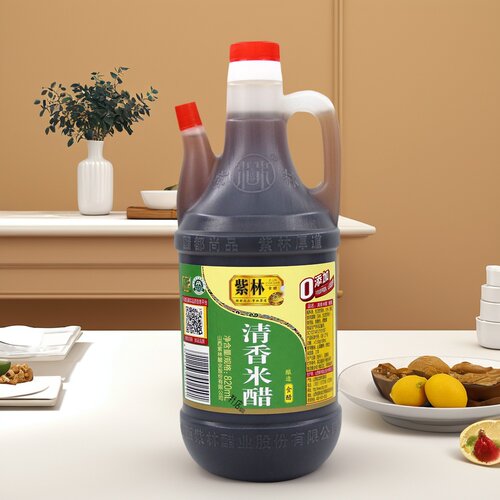 紫林清香米醋820ML凉拌菜炒菜饺子醋泡蒜山西酿造食醋调味料食醋