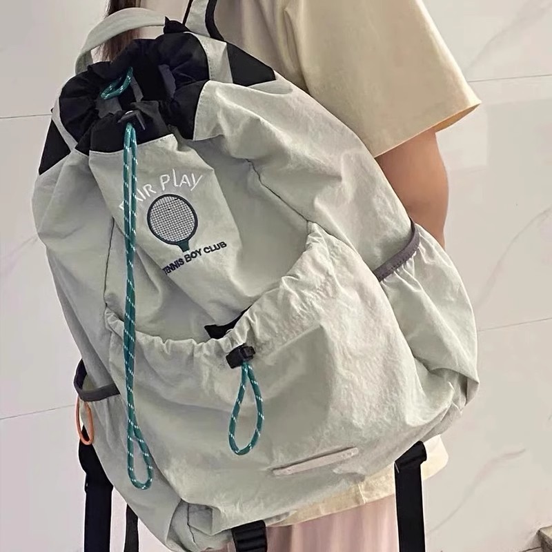 日本进口轻便羽毛球背包户外双肩