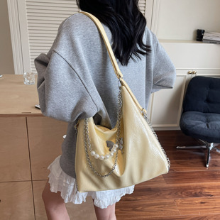 EUNICE 大容量后背手提斜挎包 EXQUISITE轻奢复古单肩托特包包女款