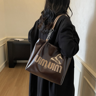 EUNICE 轻奢复古通勤手提腋下包 EXQUISITE大容量单肩托特包包女款