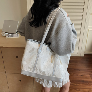 大容量刺绣单肩包女 国风手提托特包包女款 EUNICE EXQUISITE新中式