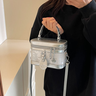 百搭斜挎包小方包 时尚 EUNICE EXQUISITE迷你精致手提盒子包包女款