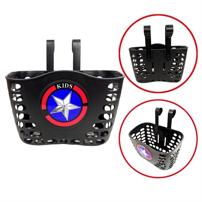 永久飞鸽祺娃娃儿童自行车滑板车童车配件通用塑料前车筐车篮子