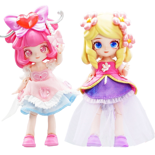 叶罗丽手办bjd娃娃换装人偶玩具夜萝莉精灵梦情公主女孩洋娃娃