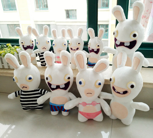 龅牙兔公仔黄渤同款疯狂的雷曼兔