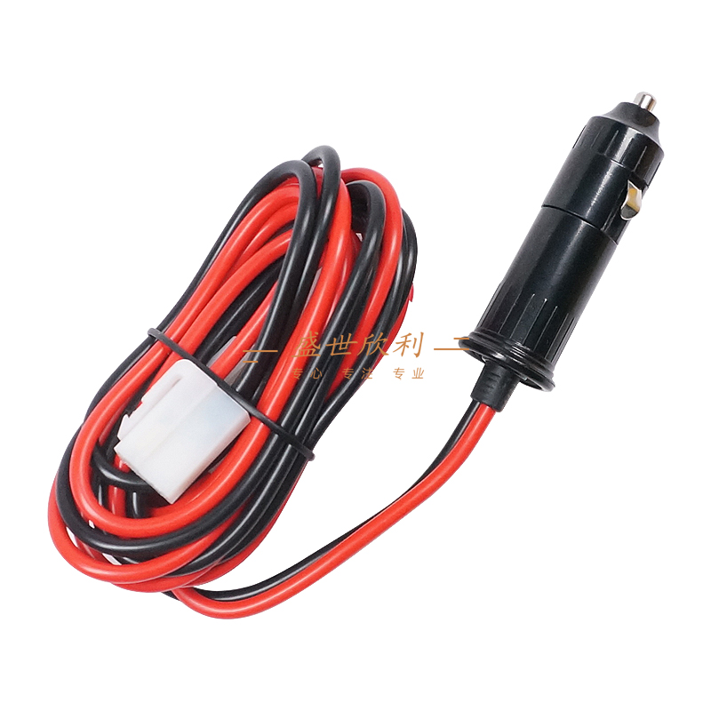 车载电台电源线点烟器车充口供电适用7900 100DR 400DR 2730 5米