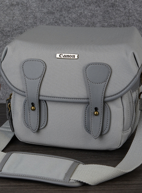 佳能微单R8 R7 R100 R10 R5II R6 R50 M50 90D防水单肩便携相机包