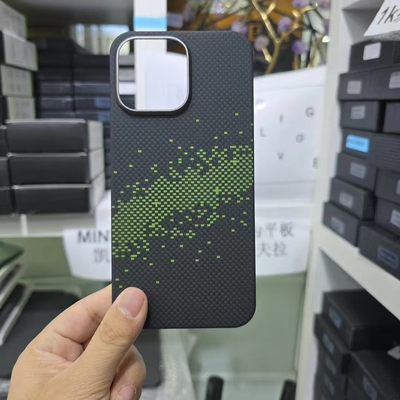 适用于苹果 iPhonepromax碳纤维手机壳 凯夫拉磁吸超薄保护套