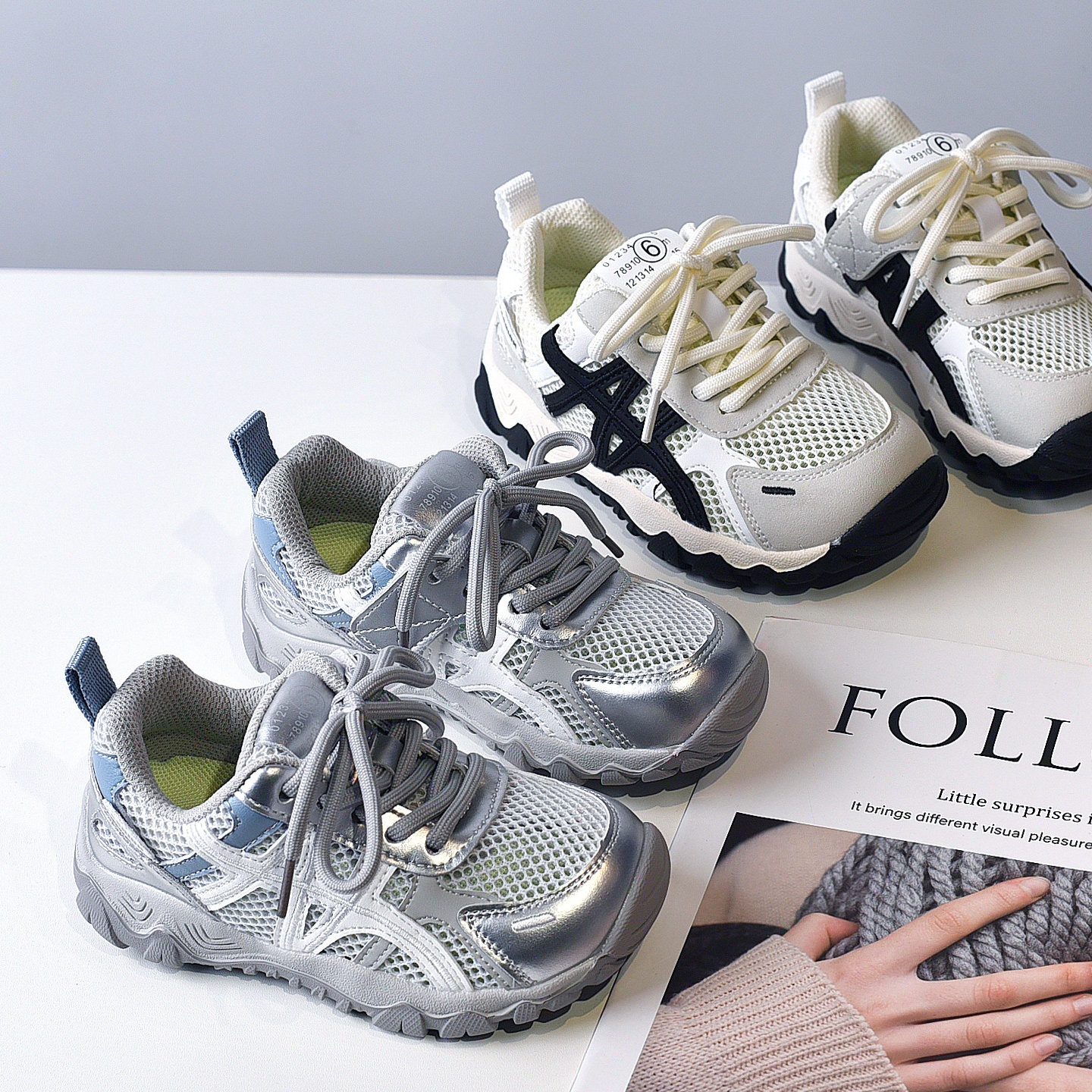 透气儿童单网鞋女童运动鞋子2026夏季薄款宝宝网眼跑步鞋男童板鞋