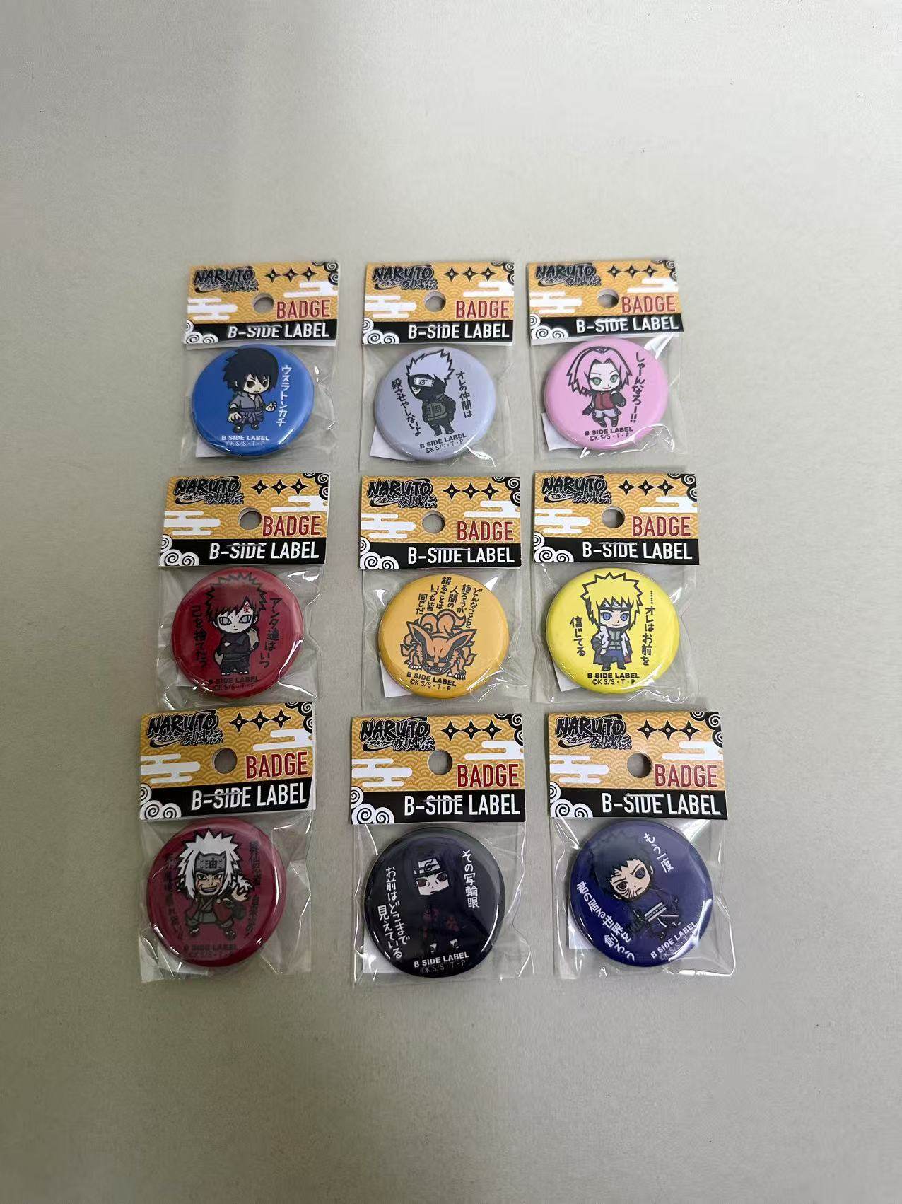 【火影忍者】日谷正版B-SIDE LABEL限定豆豆眼系列纽扣吧唧,模玩/动漫/周边/娃圈三坑/桌游,动漫徽章/立牌,淘宝优惠券,粉丝福利购,淘宝优惠卷
