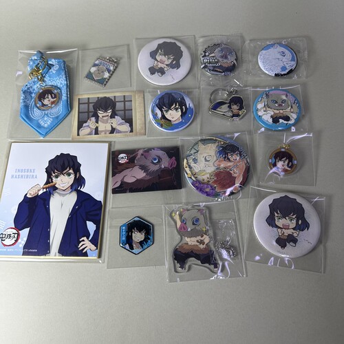 【鬼灭之刃】正版日谷中古吧唧嘴平伊之助个人池猪猪挂件徽章新5