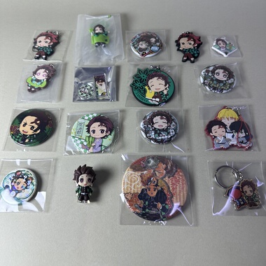 【鬼灭之刃】正版日谷动漫中古吧唧杜门炭治郎挂件立牌个人池新11