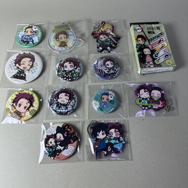 【鬼灭之刃】正版日谷动漫中古吧唧杜门炭治郎挂件立牌个人池新10