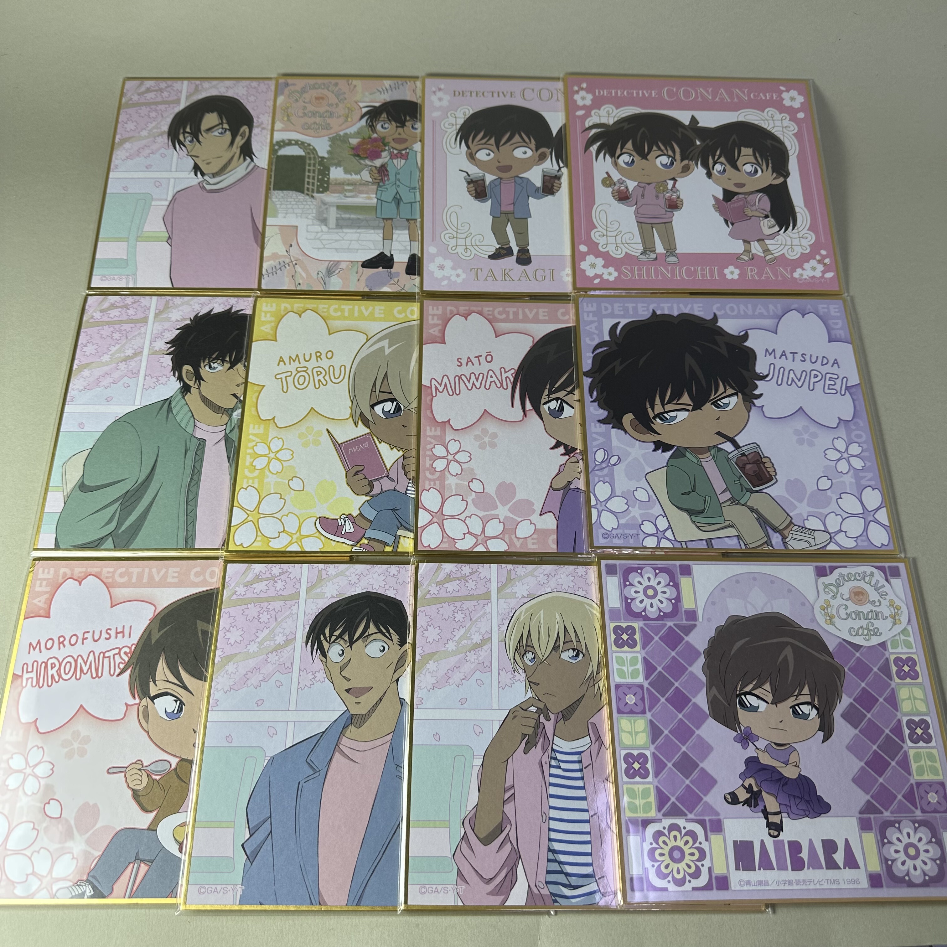 【名侦探柯南】正版日谷动漫周边E赏色纸个人池新一小兰安室透