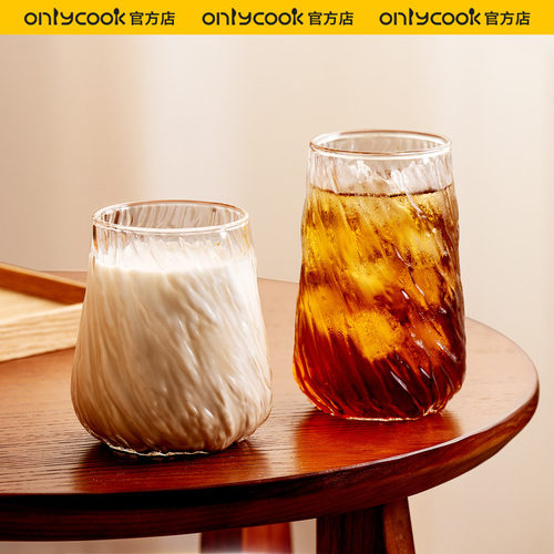 onlycookins风高硼硅玻璃水杯
