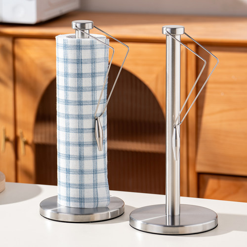 onlycook立式不锈钢厨房纸巾架子