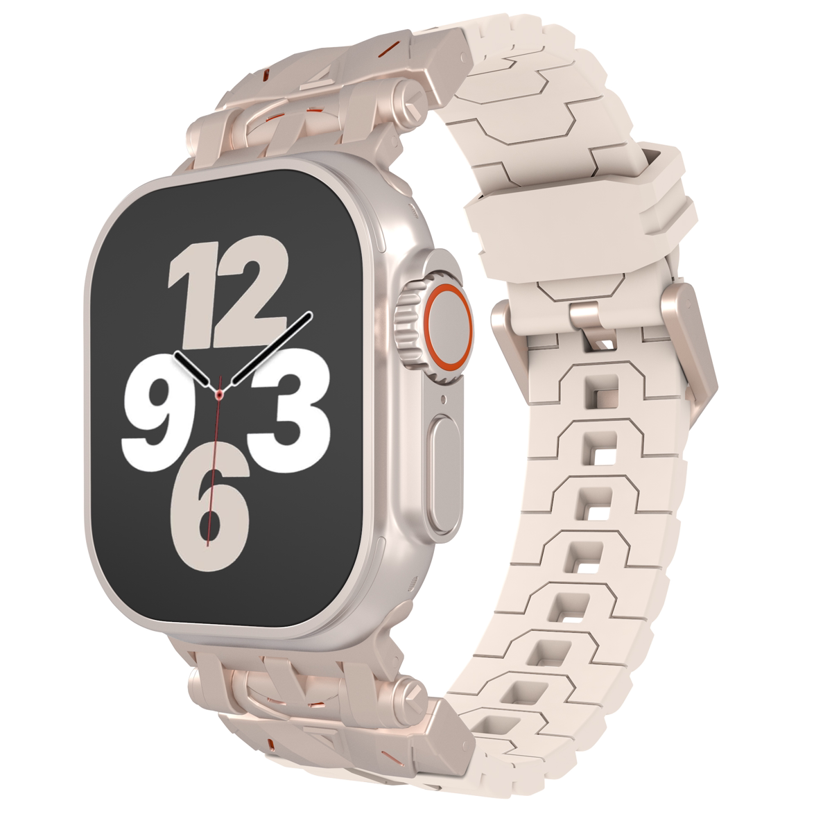 适用苹果手表表带iWatchS11 S10Ultra钢铁侠硅胶磁吸运动替换腕带