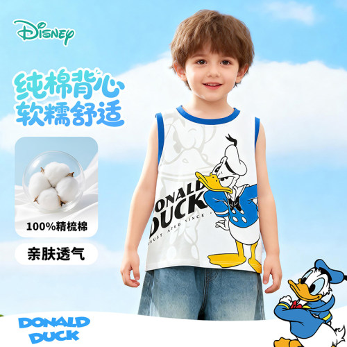 迪士尼童装卡通背心夏季男童