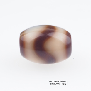 年底天珠狂漏台工白芯良品质感20x15mm达洛diy配件饰品玛瑙手串