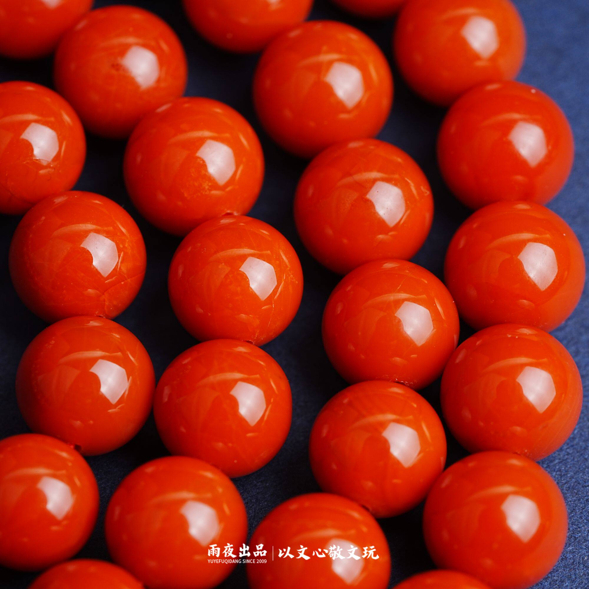 几近无裂！云端超毕业同行回血8.5mm保山南红圆珠108