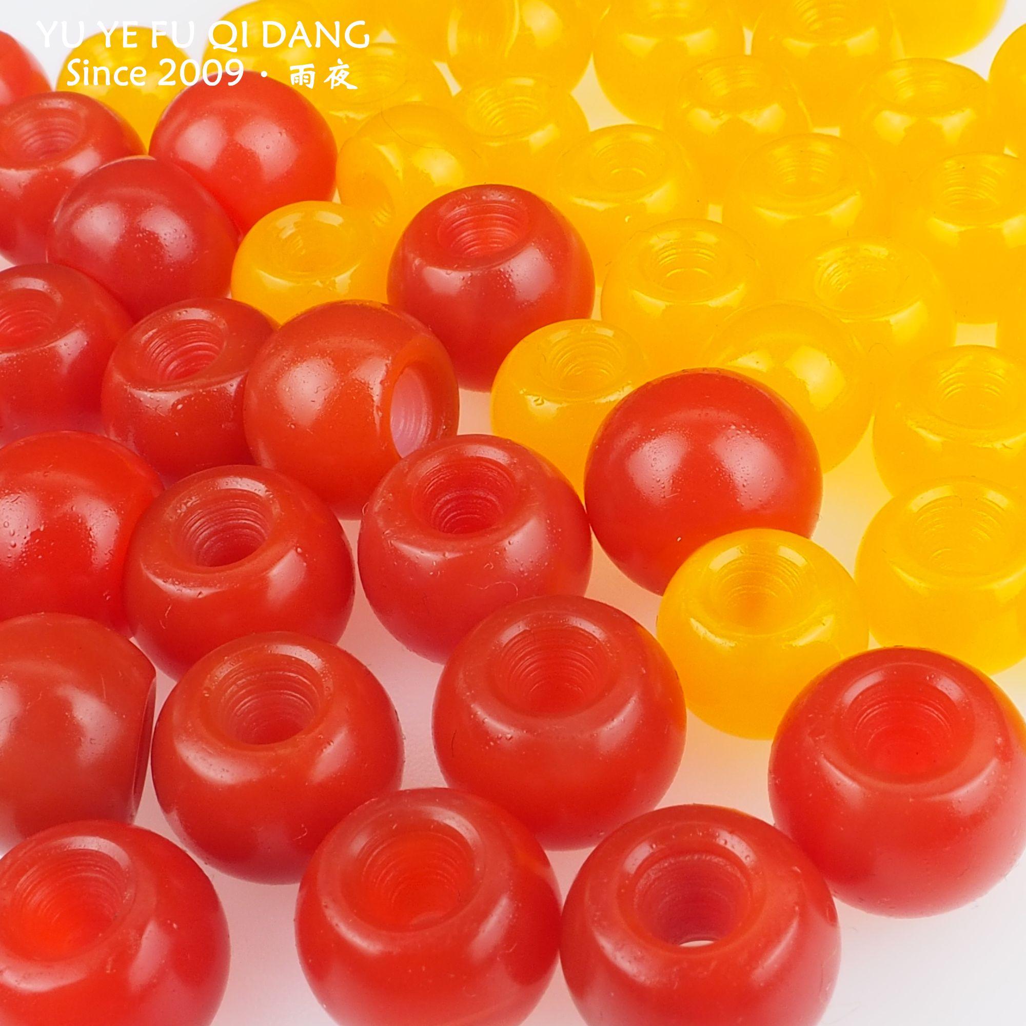 雨夜私定【鸿运当头】外贸订单巴西料玛瑙大孔道老型鼓珠 DIY配饰