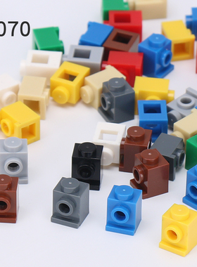 兼容小颗粒积木4070 30069 35388 1x1侧凸1点砖MOC配件零件散件