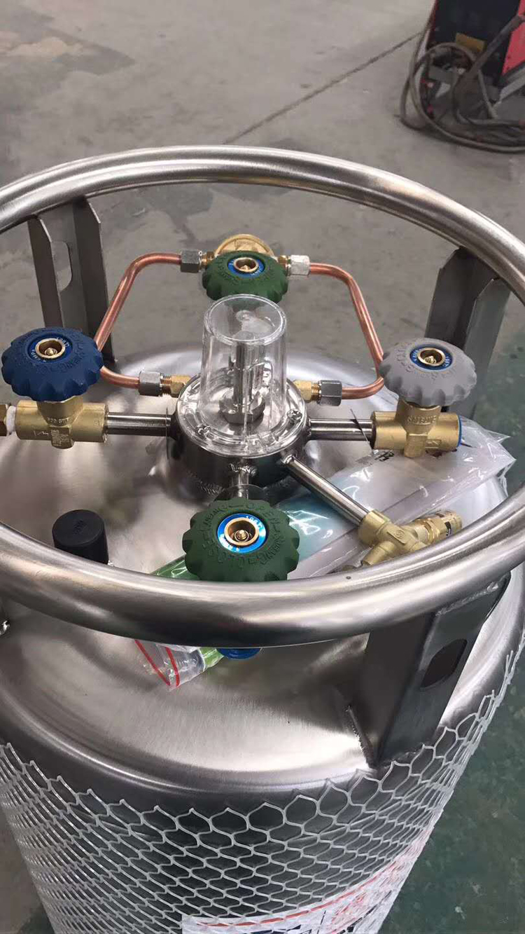 DPL450-100-2.01高压杜瓦罐焊接绝热气瓶二氧化碳液氧氮氩不锈钢