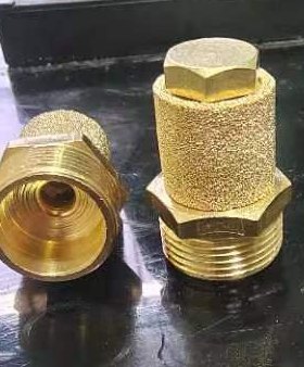 杜瓦罐液氧瓶配件消音器神器 焊接绝热气瓶安全阀消声器铜