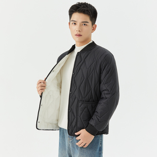 羊羔绒棉衣男短款 加绒羽绒棉内胆保暖打底棉服内穿小棉袄外套冬季