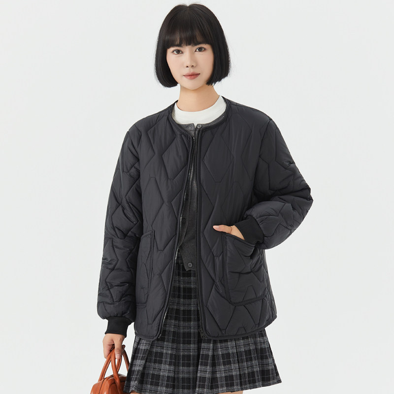 棉衣女加绒秋冬保暖羽绒棉内胆