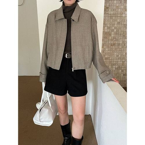 MMCDITION毛呢外套女装秋冬新款