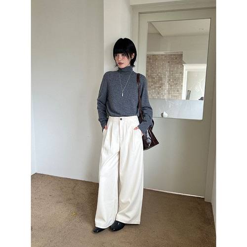 MMCDITION西装裤休闲裤女秋冬高