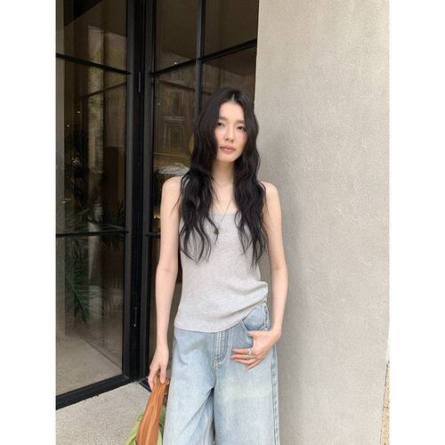 MMCDITION针织吊带背心女外穿内