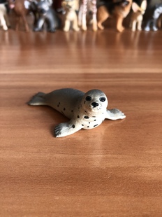 正版 海洋动物模型儿童玩具早教认知启蒙绘本 德国思小海豹