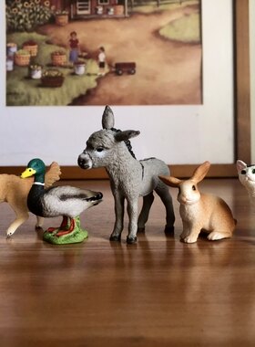 Schleich/思乐兔子农场动物模型