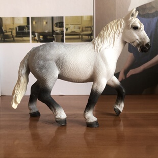 正版德国思乐佩尔什马母马仿真动物模型儿童玩具早教认知收藏