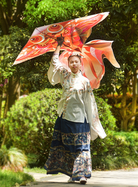 新款国潮金鱼风筝品牌高档潍坊成人专用儿童微风易飞品质MOREYEAR