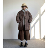 假两件连帽中长款棉衣my9265p155，女装棉衣/棉服，电商A138B